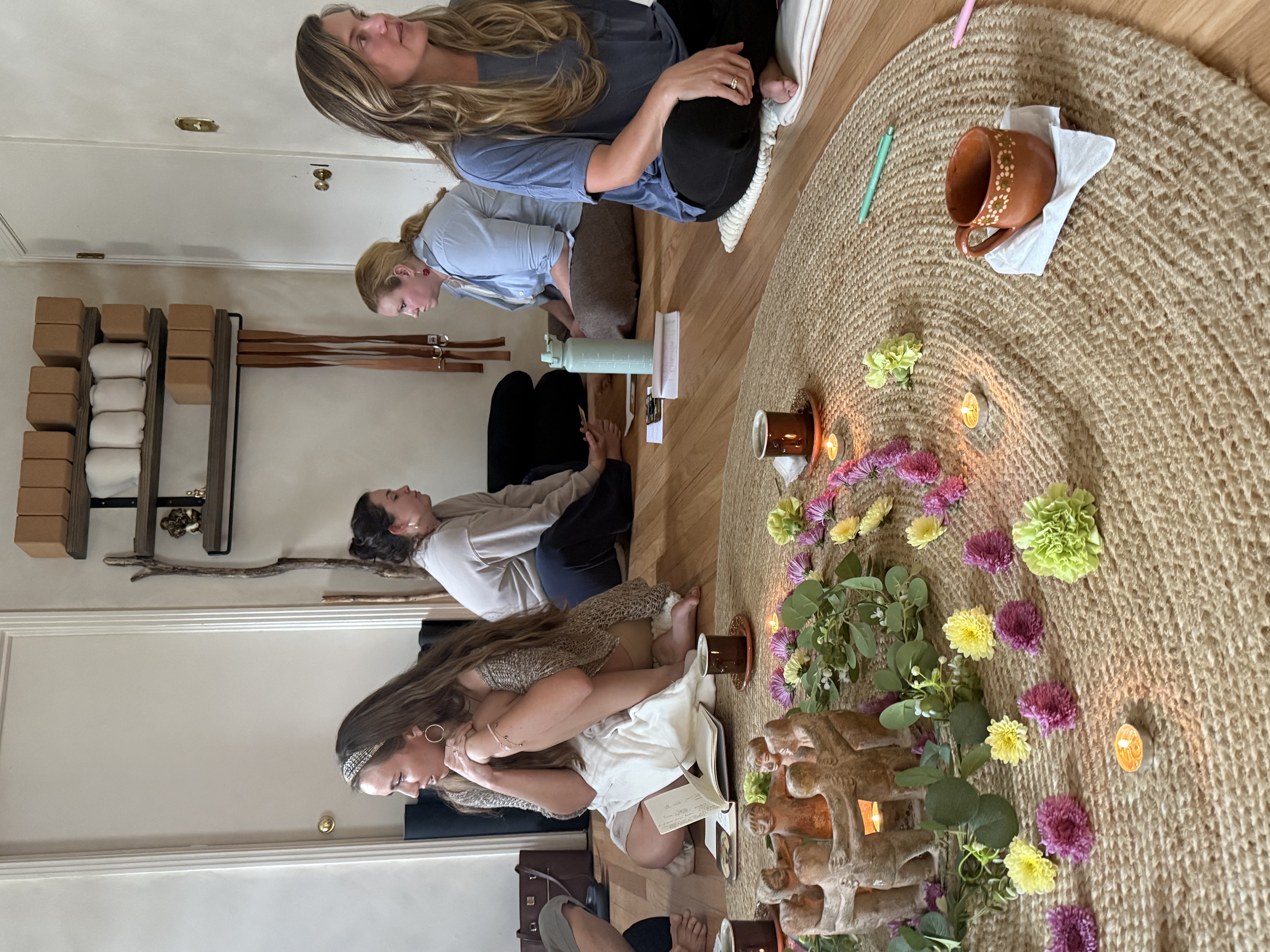 Group meditation and mindfulness practice